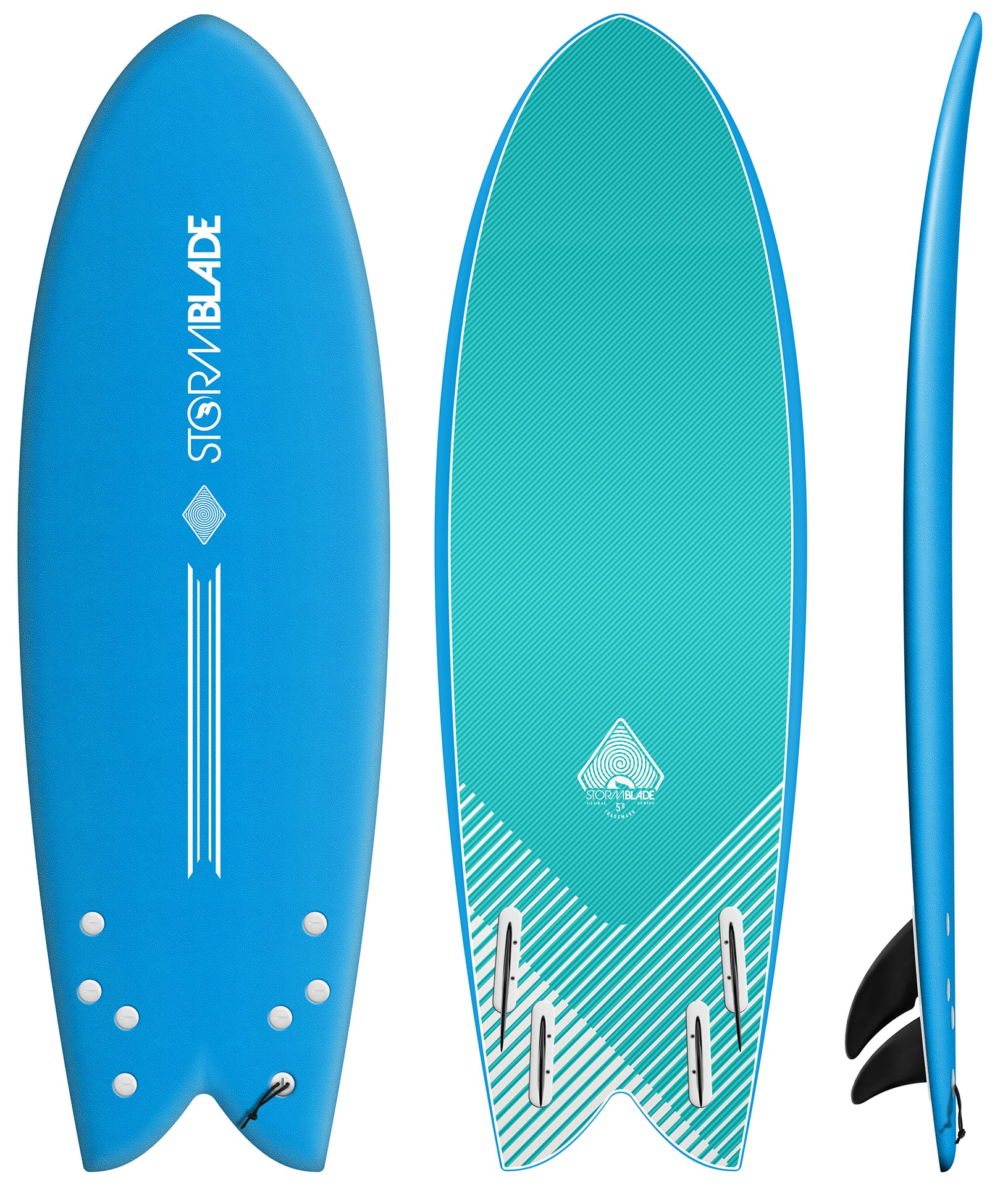 STORM BLADE SURFBOARDS JAPAN | 5ft8 MODERN RETRO FISH SURFBOARDS