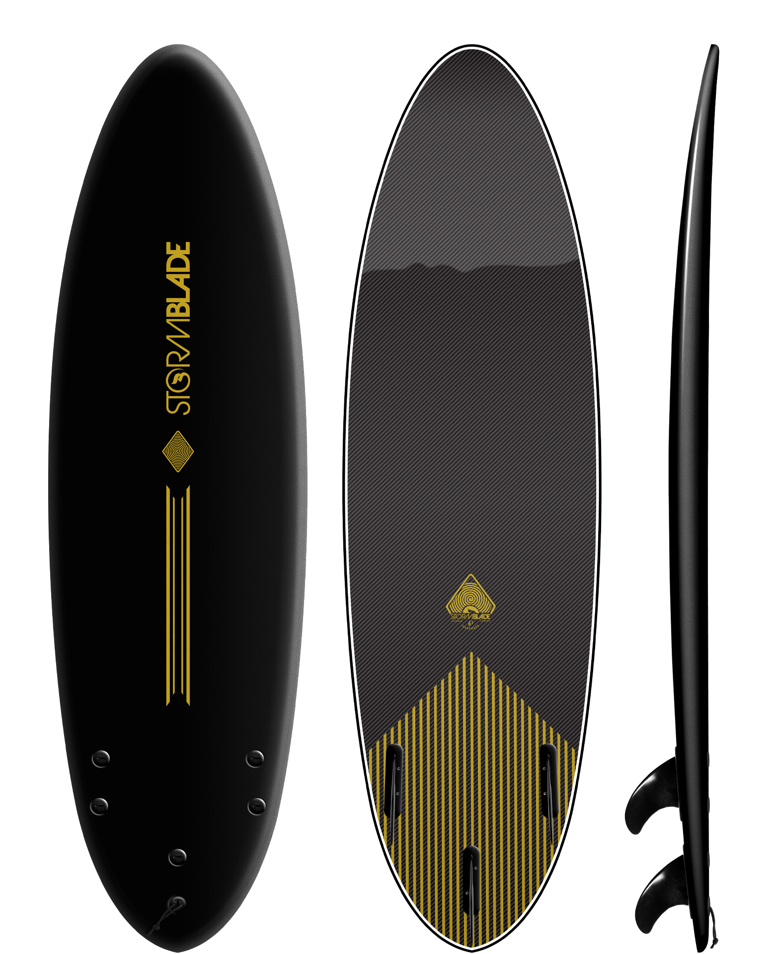 STORM BLADE SURFBOARDS JAPAN | 6ft4 ROUND TAIL SURFBOARDS